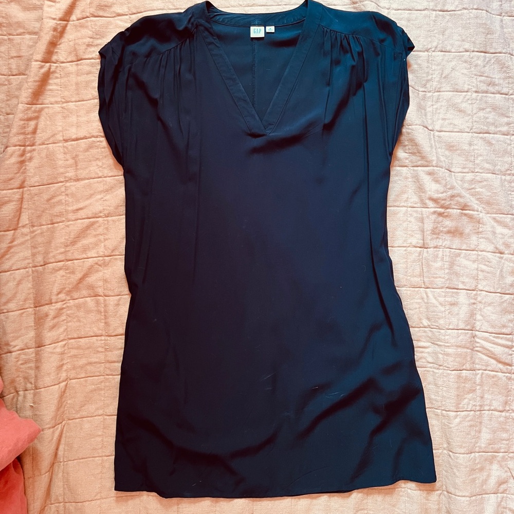 GAP Black Mini Shift Dress